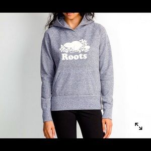 ROOTS salt and pepper hoodie